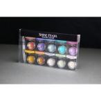 【メール便選択可】クサカベ シャインパール 10色セット 水筆付 固形 絵の具 水彩 絵の具