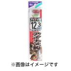 【メール便選択可】ささめ針 アイナメ鈎 赤 糸付 12号 ハリス 3 AA207