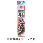 【メール便選択可】ささめ針 ハゼ鈎 赤 糸付 4号 ハリス 0.8 AA900