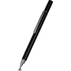 オウルテック OWL-TPSE01-BK 狙った場所にピタッとスラスラ書けるクリアな丸型ヘッド静電式タッチペン