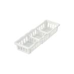 リッチェル トトノ 野菜 冷凍室用 伸縮ストッカー 浅型 スリム ホワイト