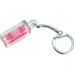 【メール便選択可】エビス ED-KEYR キーホルダーレベル 15x15x42mm レッド 水平器