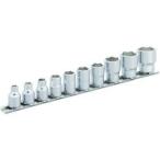 トネ HS312 ソケットセット 6角 ホルダー付 12pcs TONE