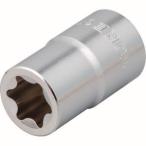 【メール便選択可】トネ 3TX-E06 E型トルクスソケット 呼びE6 差込角9.5mm TONE