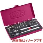 トネ BRFS27RB ビットラチェットセット ラズベリー