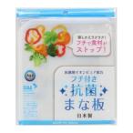 ナカヤ化学 フチ付き抗菌まな板 21×19×1cm