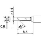 【メール便選択可】白光 T30-KN KN型 T30シリーズ交換こて先 HAKKO