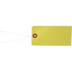 【メール便選択可】土牛産業 01732 防水荷札 60mm×120mm 黄 5枚入 DOGYU