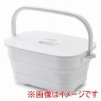 伊勢藤 折りたためる つけ置き洗い バケツ NEO 16L ホワイト I-647