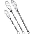 MT 18-8 ミニ泡立 中 マドラー泡立 3本線 190mm エムテートリマツ