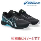アシックス 1154A223 LAZERBEAM RK-MG ブラックxライトブルー 19cm