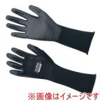 おたふく手袋 A-348 ソフキャッチ 13G 袖口ロング ウレタンコート手袋 ブラック Lサイズ