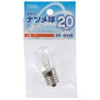 【メール便選択可】オーム電機 ナツメ球 E17/20W クリア LB-T0720-C 04-6418