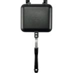 カクセー cococafe 直火専用 アルミニウム ホットサンドメーカー ブラック CC-22