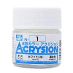 ミスターホビー N001 新水性カラー アクリジョンカラー ホワイト 白 GSI クレオス