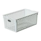 サンコープラスチック フランク バスケット 深型 No.1 ホワイト 43266