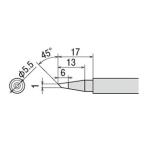 【メール便選択可】グット TQ-77RT-BC 替こて先 TQ-77/95 100-130V用 goot 太洋電機