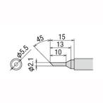 【メール便選択可】グット PX-2RT-2C 替こて先 PX2 3系/SVS系用 goot 太洋電機