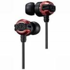 JVC HA-FX33X-RB 密閉型インナーイヤーヘッドホン レッド＆ブラック