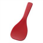 【メール便選択可】エンテック 抗菌 PP 福杓子 しゃもじ 小 160mm 赤 No.102 BSY0433A