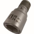 ミツトモ 19824 QCソケット ダブル 24×30 6角 IM-4W2430O-6K イチネンMTM