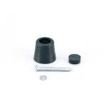 光 GD-20-1 ゴムクッション戸当り 黒 20x23mm