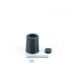 光 GD-30-1 ゴムクッション戸当り 黒 30x25mm