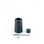 光 GD-40-1 ゴムクッション戸当り 黒 40x25mm