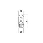 M&H マツシマ B-WB11 ノーマルバルブ メーター/ポジションキュウ 12V1.7W クリア エム＆エイチ
