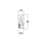 M&H マツシマ B-WB12 ノーマルバルブ メーター/ポジションキュウ 12V3.4W クリア エム＆エイチ