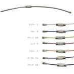 水本機械製作所 KW-10120-C キーワイヤーホルダー ワイヤー径1mm全長120mm クリアー