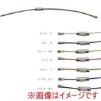 水本 A-2977 キーワイヤーホルダー ワイヤー径1.5mm 全長110mm クリアー