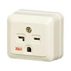  Panasonic WK3811 15A 20A двоякое применение заземление (элект.) прямоугольник розетка Panasonic