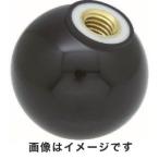 【メール便選択可】トラスコ P-TPC20-5BK 樹脂製握り玉 芯金付 黒 Φ20×M5mm TRUSCO