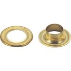 【メール便選択可】トラスコ P-THP-B10 両面ハトメ 真鍮 10mm 20組入 1PK TRUSCO