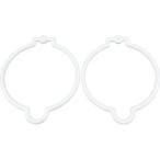 【メール便選択可】コーンリング 白 (2個入) TCRW