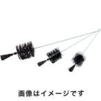 トラスコ 理化学ブラシ 瓶洗い用 黒豚毛 スチール柄4号 TBP-T4J