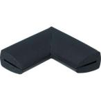 【メール便選択可】トラスコ TAC-151BK 安心クッション はさみこみ型 コーナー用 幅9mm ブラック TRUSCO