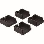 トラスコ M3型中量棚用樹脂ベース 4個入 MM-JB4S