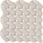 【メール便選択可】トラスコ TJSS15-GY 抗菌 防炎ジョイントスノコ 素足用 グレー TRUSCO