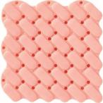 【メール便選択可】トラスコ TJSS15-P 抗菌 防炎ジョイントスノコ 素足用 ピンク TRUSCO