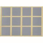 【メール便選択可】トラスコ ACS30-24-SV 衝突防止シール 正方形30角 ヘアライン銀艶 24枚入 TRUSCO