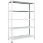 ショッピングTRUSCO トラスコ L64X-15 NG 軽量棚 中棚ボルトレス型1200×450×1800 5段 ネオグレー TRUSCO メーカー直送 代引不可