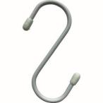 【メール便選択可】スチールSフック 100mm 白 TTSH100