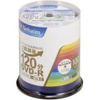 ショッピングdvd-r バーベイタム VHR12JP100V4 録画用DVD-R 約120分 100枚 16倍速 CPRM Verbatim