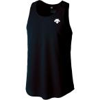 【送料２９０円】デサント ワンポイントランニングシャツ ＤＲＮ−４７０３ ブラック DESCENTE DRN4703 BLK