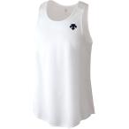 【送料２９０円】デサント ワンポイントランニングシャツ ＤＲＮ−４７０３ ホワイト DESCENTE DRN4703 WHT