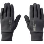 [ бесплатная доставка ] Descente свет стрейч поле перчатка черный × серый DESCENTE ST4FGV50U BKGY