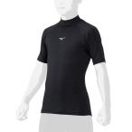 [ бесплатная доставка ] Mizuno с высоким воротником | короткий рукав ( бейсбол )[ Junior ] черный Mizuno 12JAAP5309