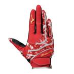[ бесплатная доставка ] Mizuno Mizuno Pro .. перчатки правый рука для красный × серебряный Mizuno 1EJED31162
